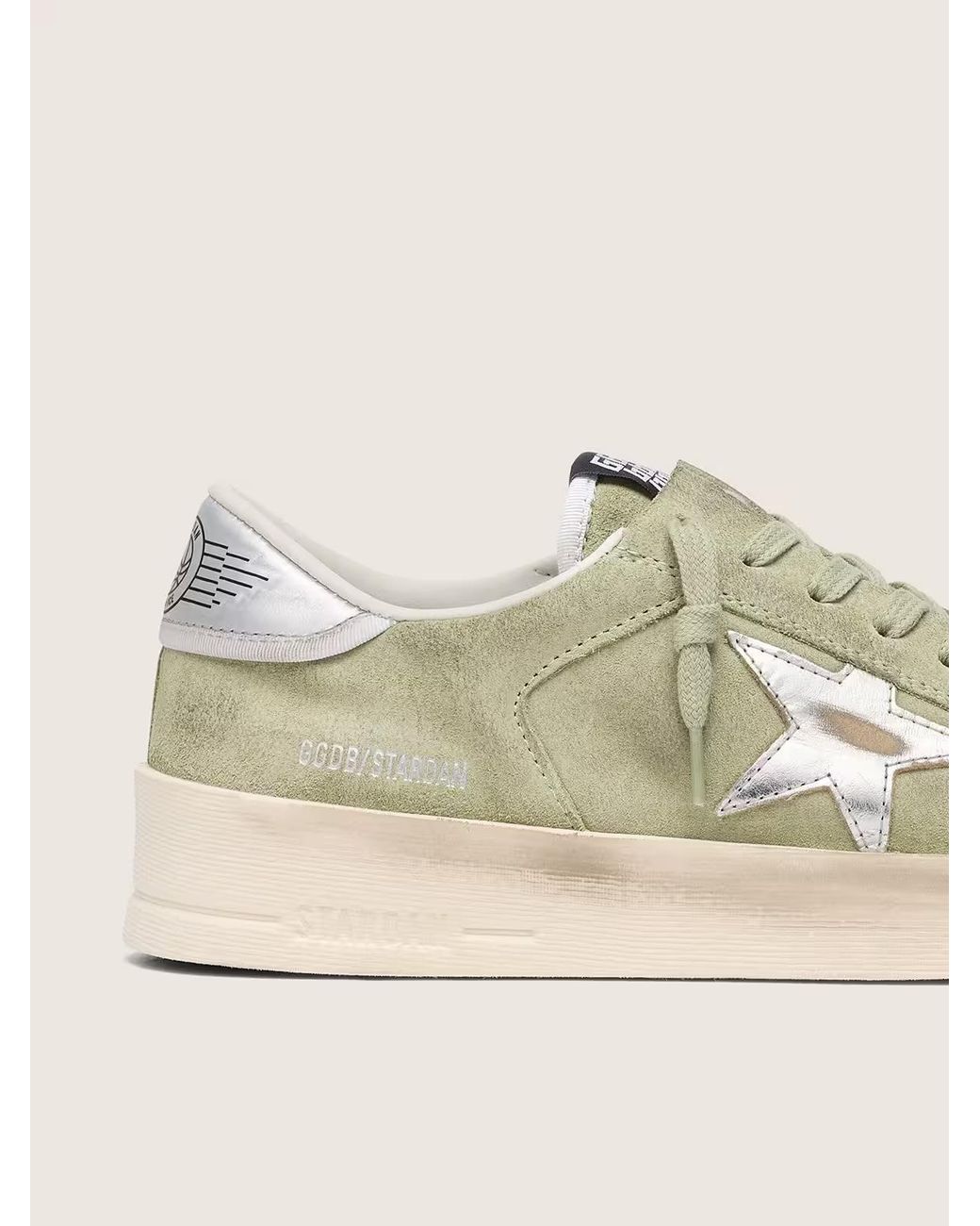 Golden Goose Deluxe Brand Multicolor Stardan Suede Upper Suede And Star Laminated Leather Heel Sneakers