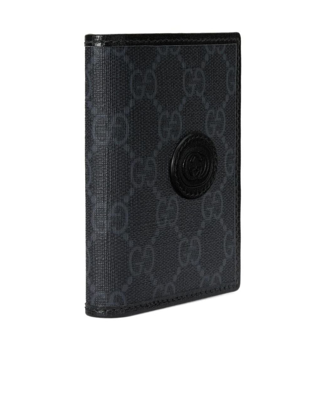 Gucci Black Gg Supreme Canvas Wallet for men