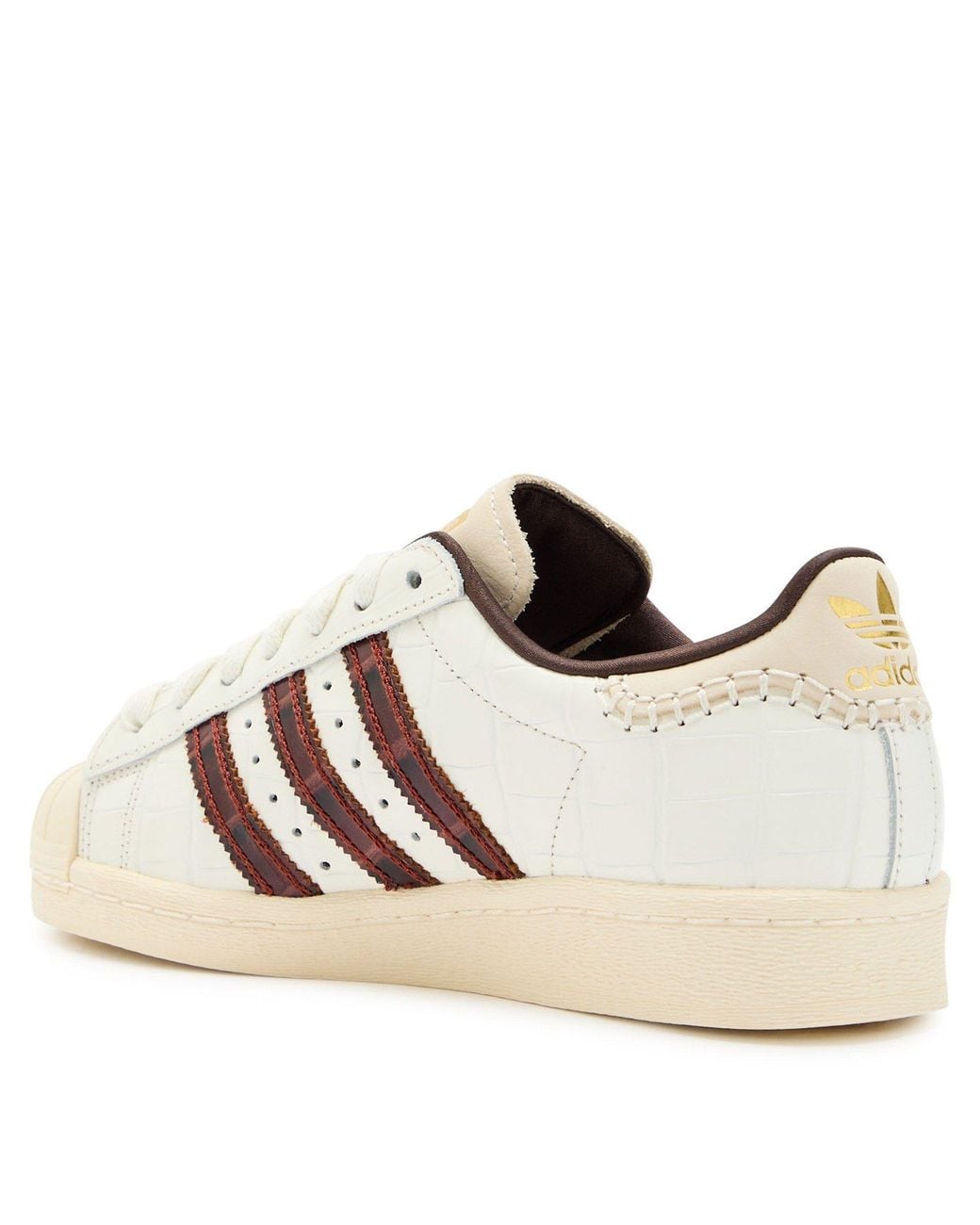 Adidas Originals Natural Leather Low-Top Trainers