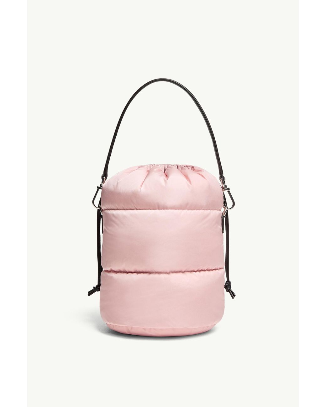 Moncler Pink Caradoc Drawstring Bucket Bag