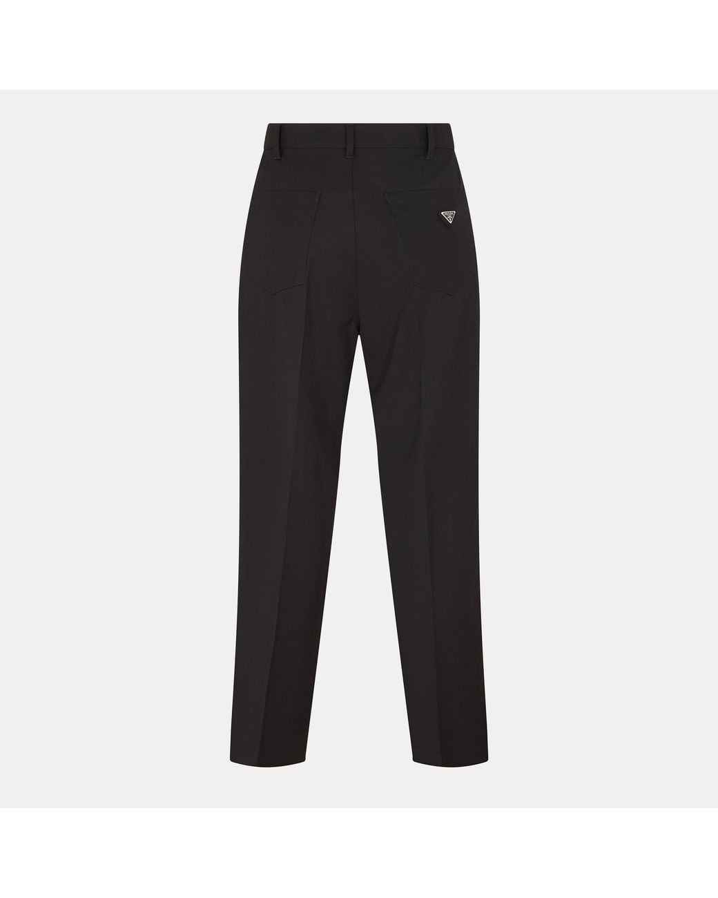 Prada Black Slim-Fit Trousers for men