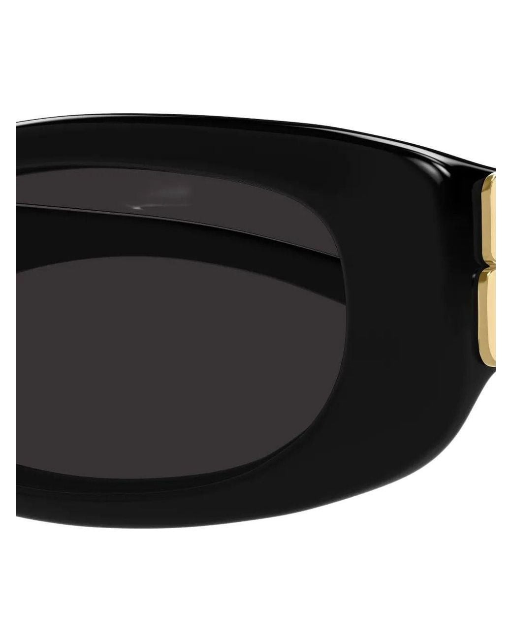 Balenciaga White Eyewear Rectangular Frame Sunglasses