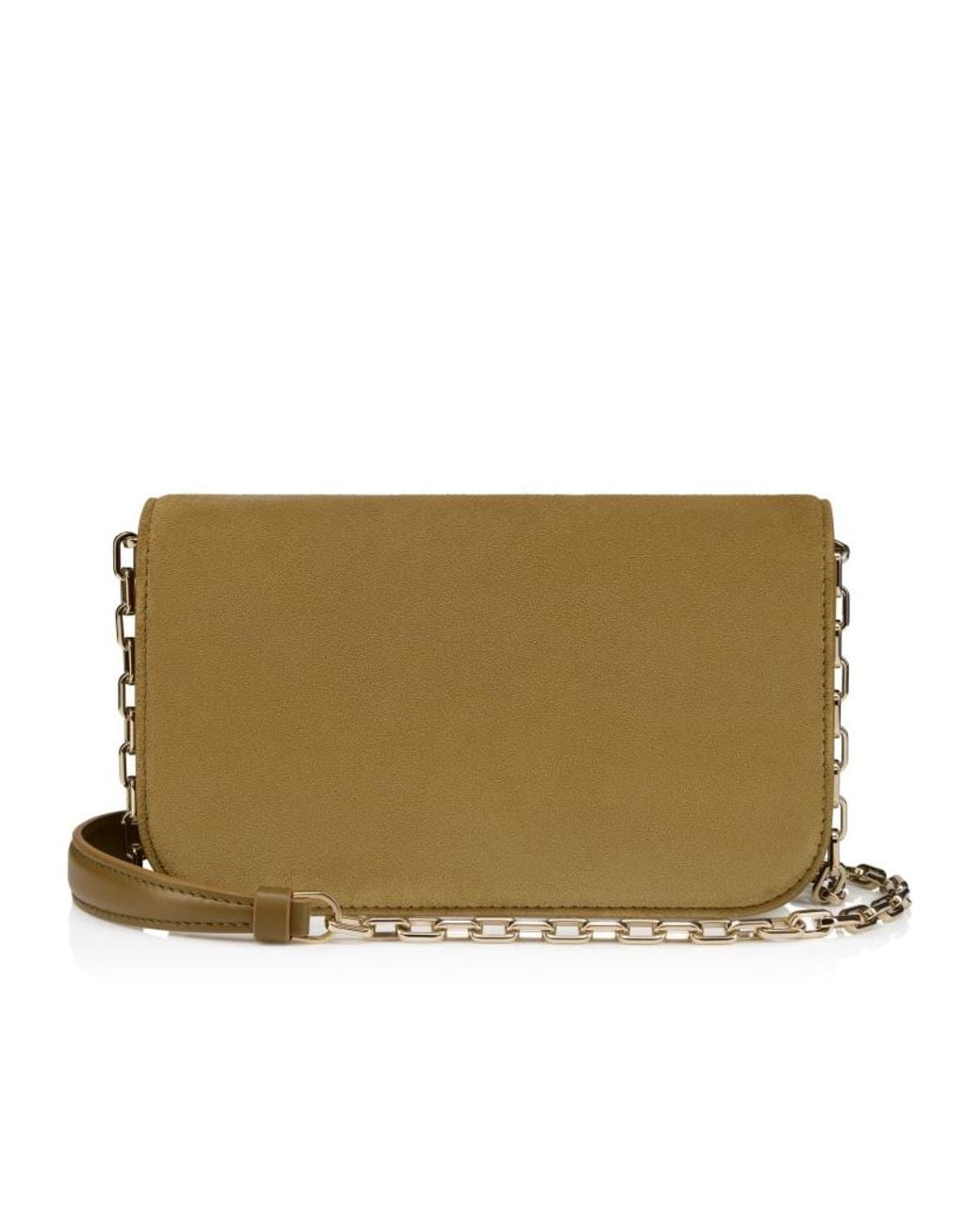 Christian Louboutin Natural Paloma Small Chain Clutch Bag