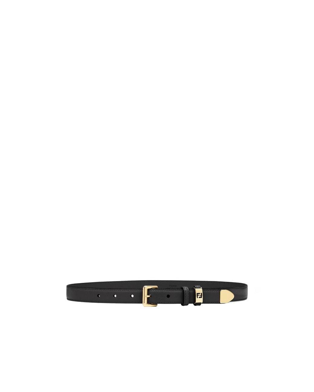 Fendi White Forever Buckle Belt