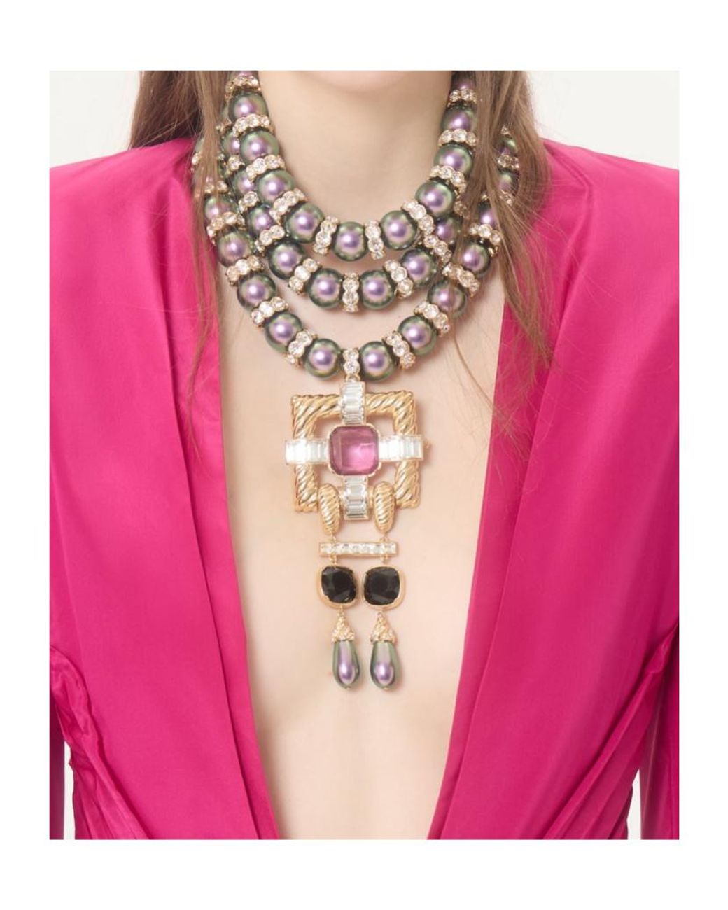 Valentino Pink Long-Sleeve Blazer