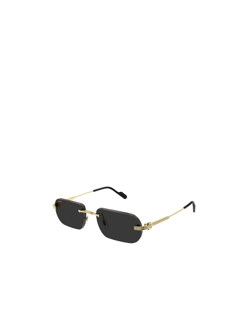 Cartier White Frameless Sunglasses for men
