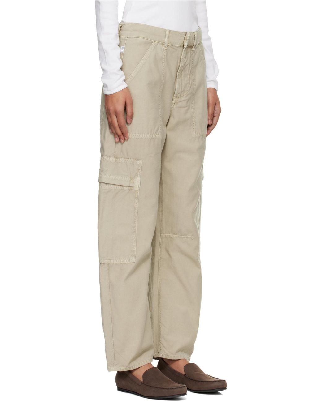 Citizens of Humanity Natural Marcelle Cargo Casual Pants