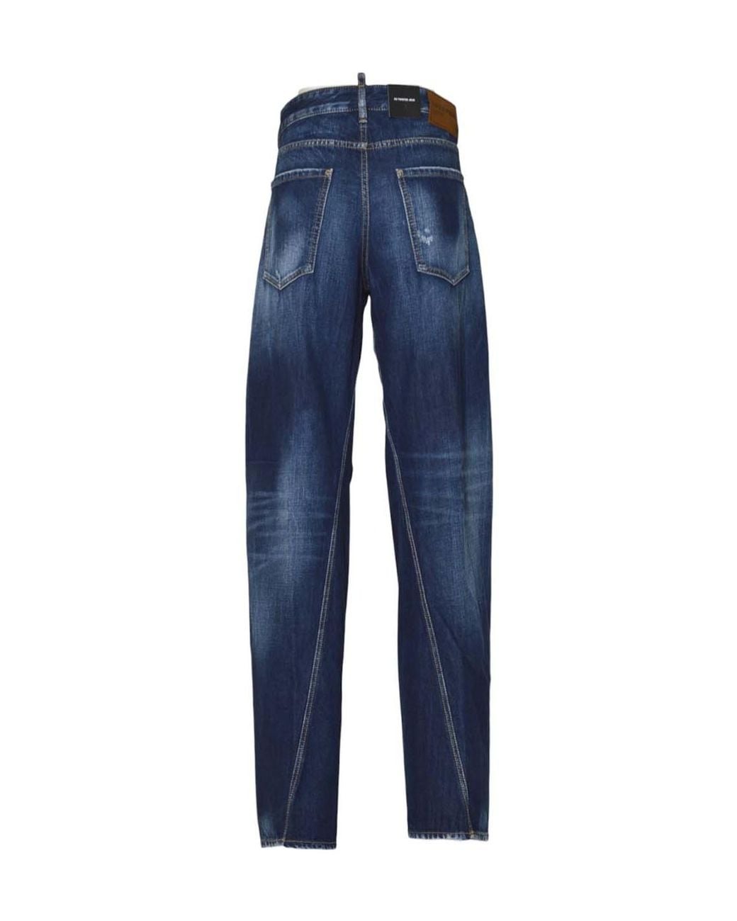 DSquared² Blue Distressed Pants