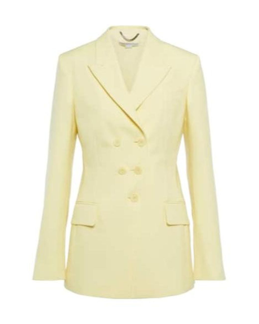 Stella McCartney Yellow Wool Blazer