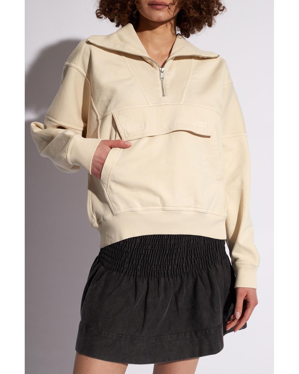 Isabel Marant Natural Phenix Cotton Sweatshirt