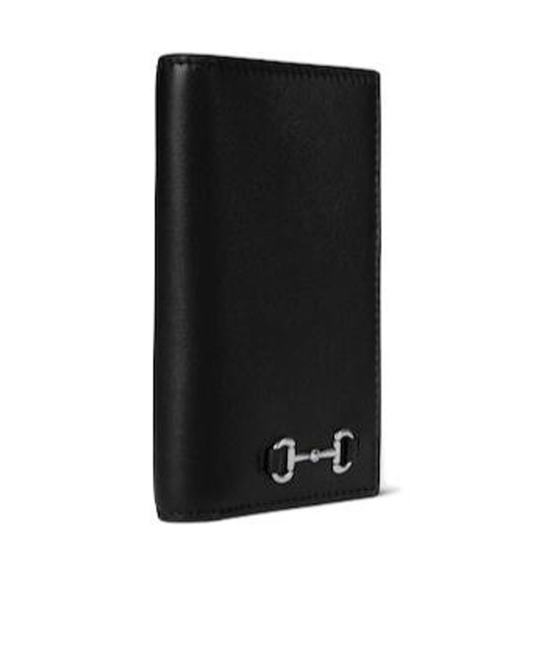 Gucci Black Horsebit Bifold Long Wallet for men