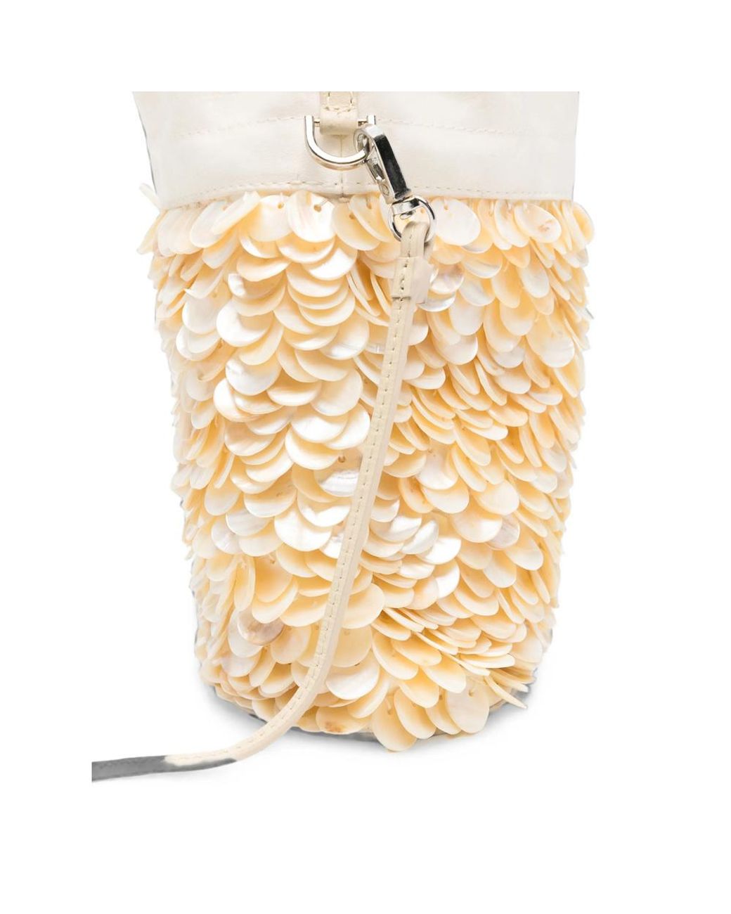 Staud Natural Mini Lila Bucket Bag