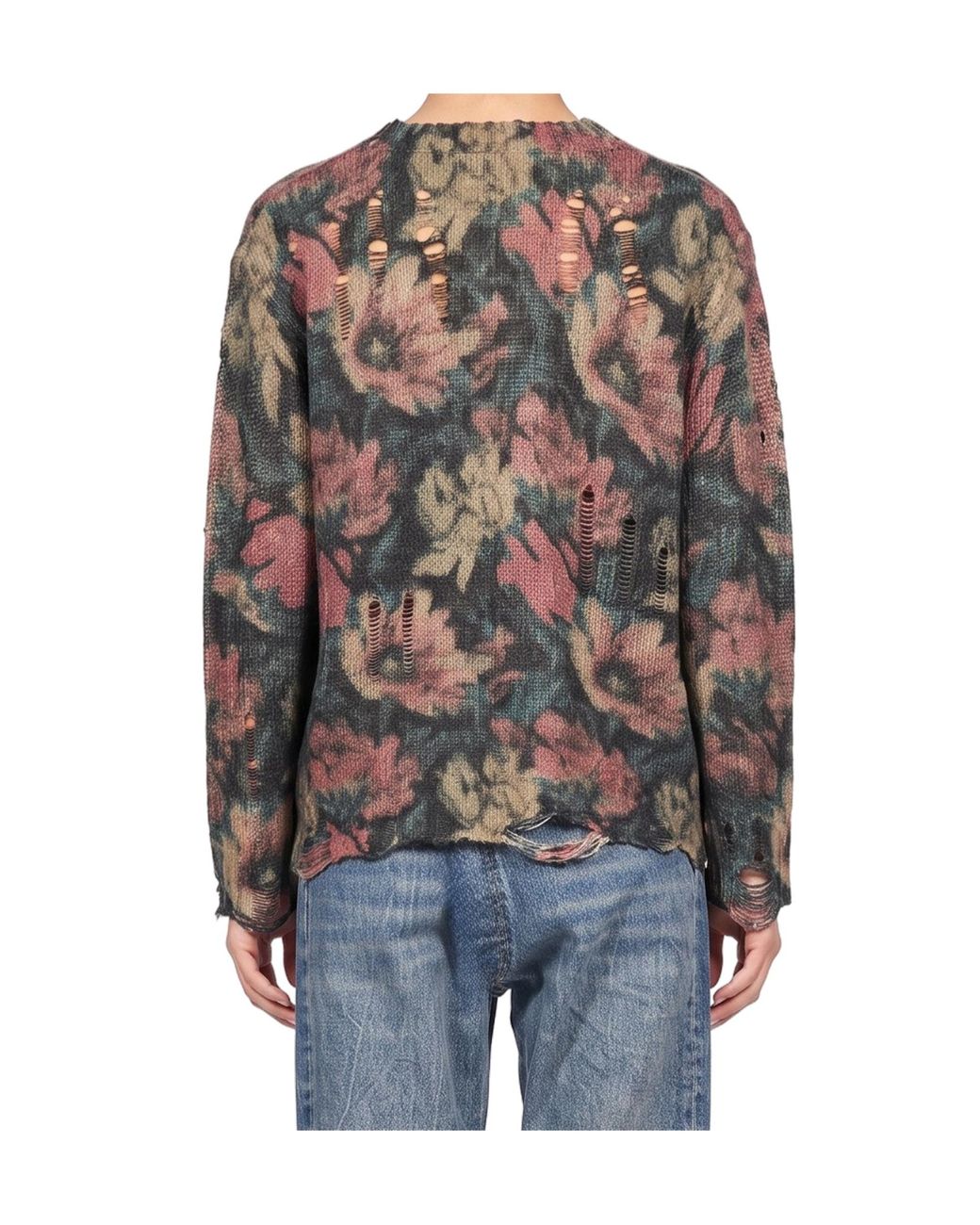 R13 Gray Printed Cardigan