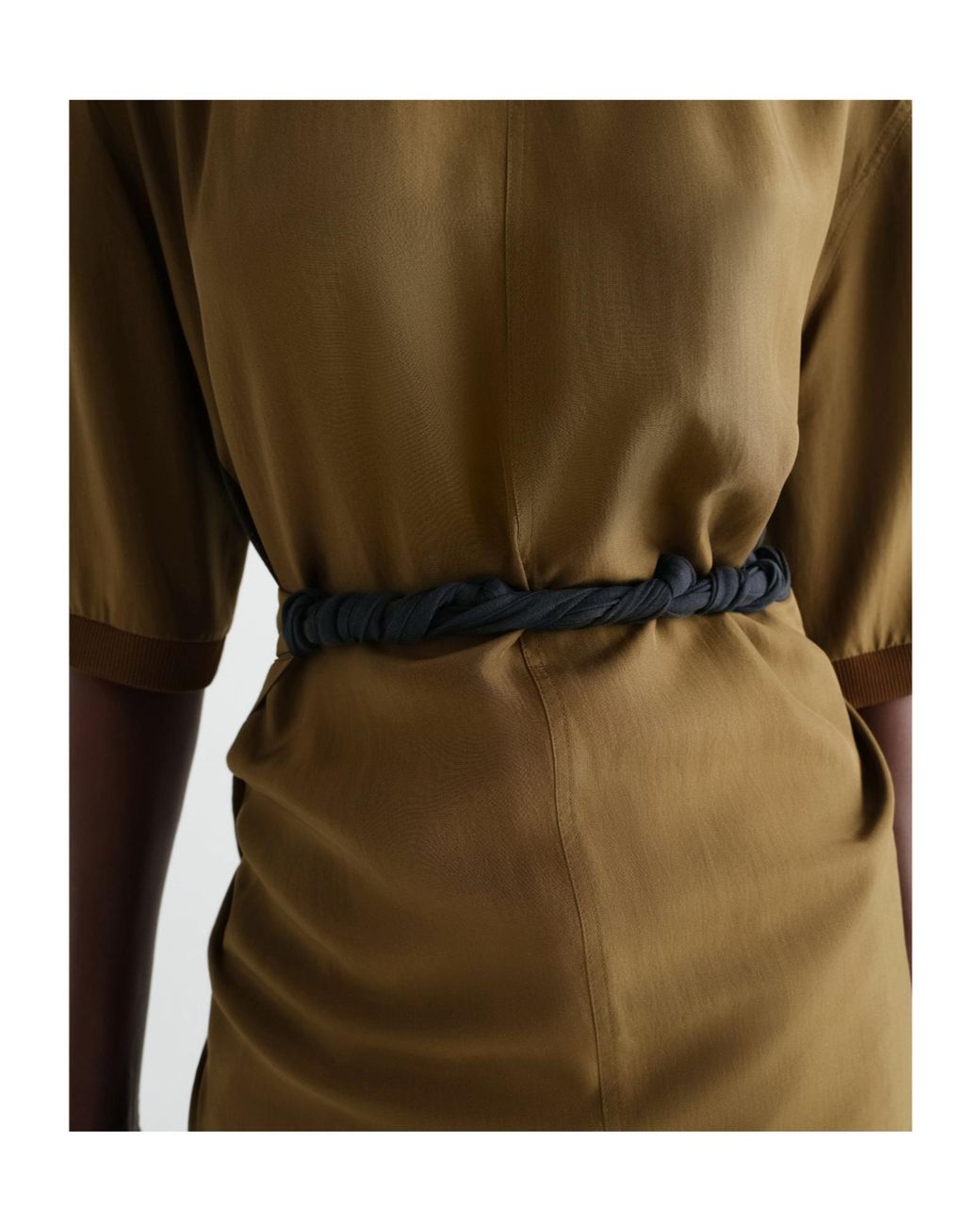 Lemaire Green Silk Ponge Knot Top