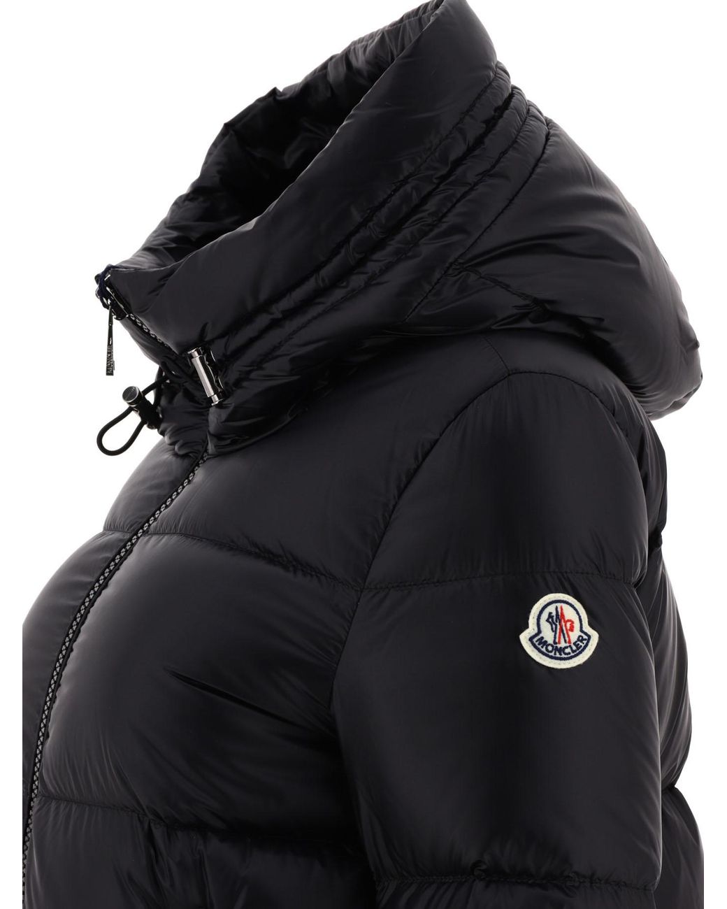 Moncler Black Hooded Padded Down Jacket