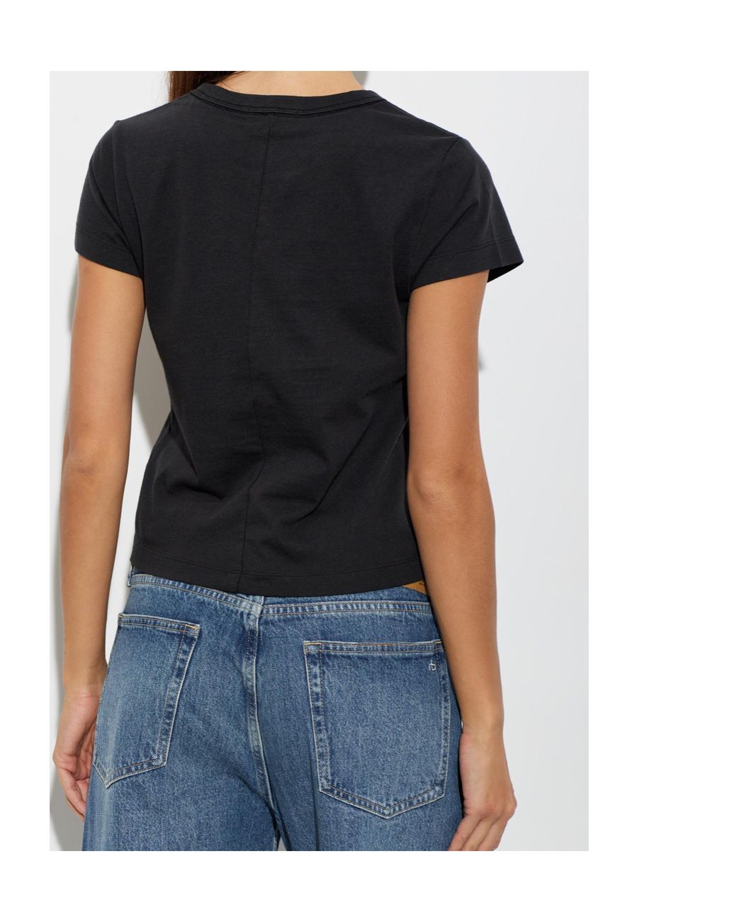 Rag & Bone Black Crew Neck T-Shirt
