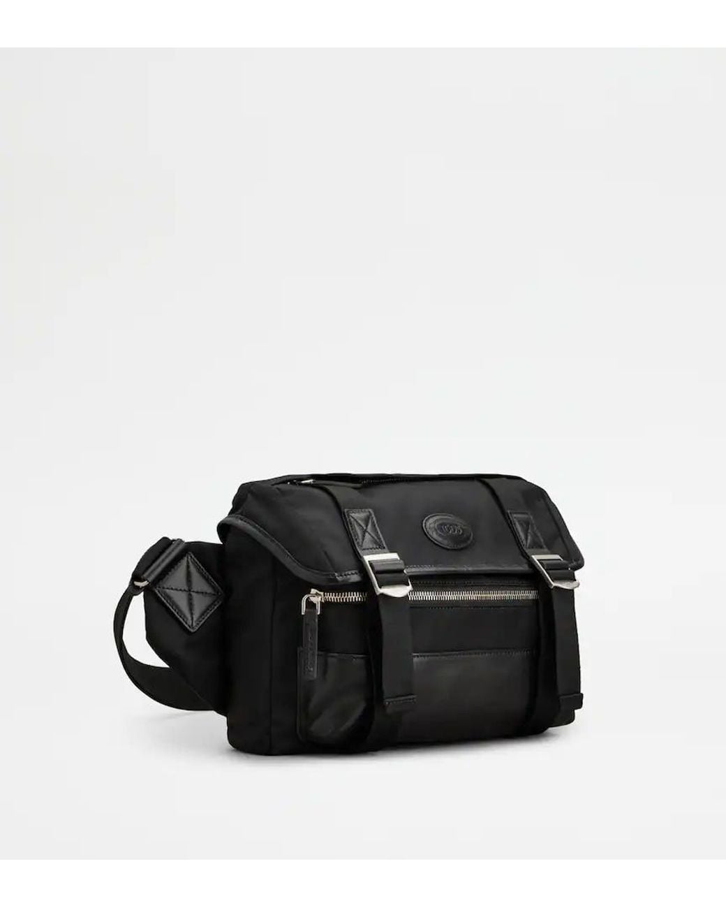 Tod's Black Flap Crossbody Bag for men