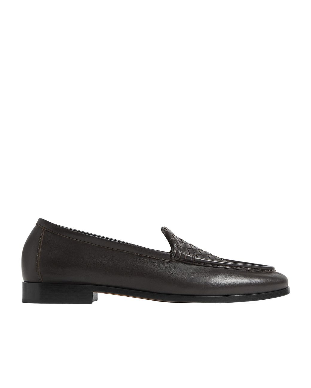 Bottega Veneta Black Silenzio Loafers for men