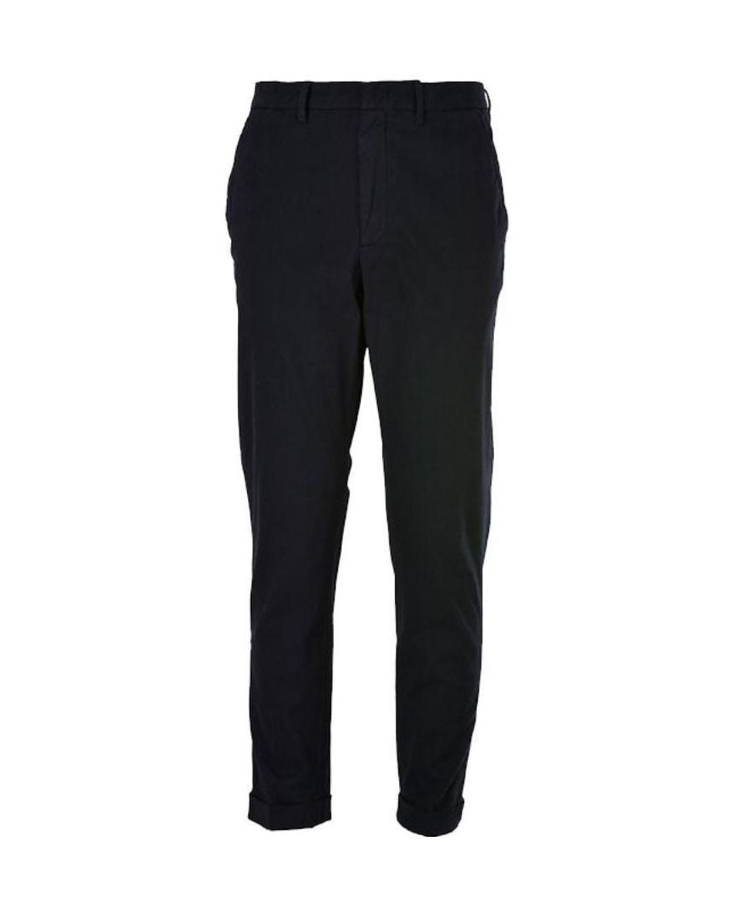 Zegna Black Slim Casual Pants for men