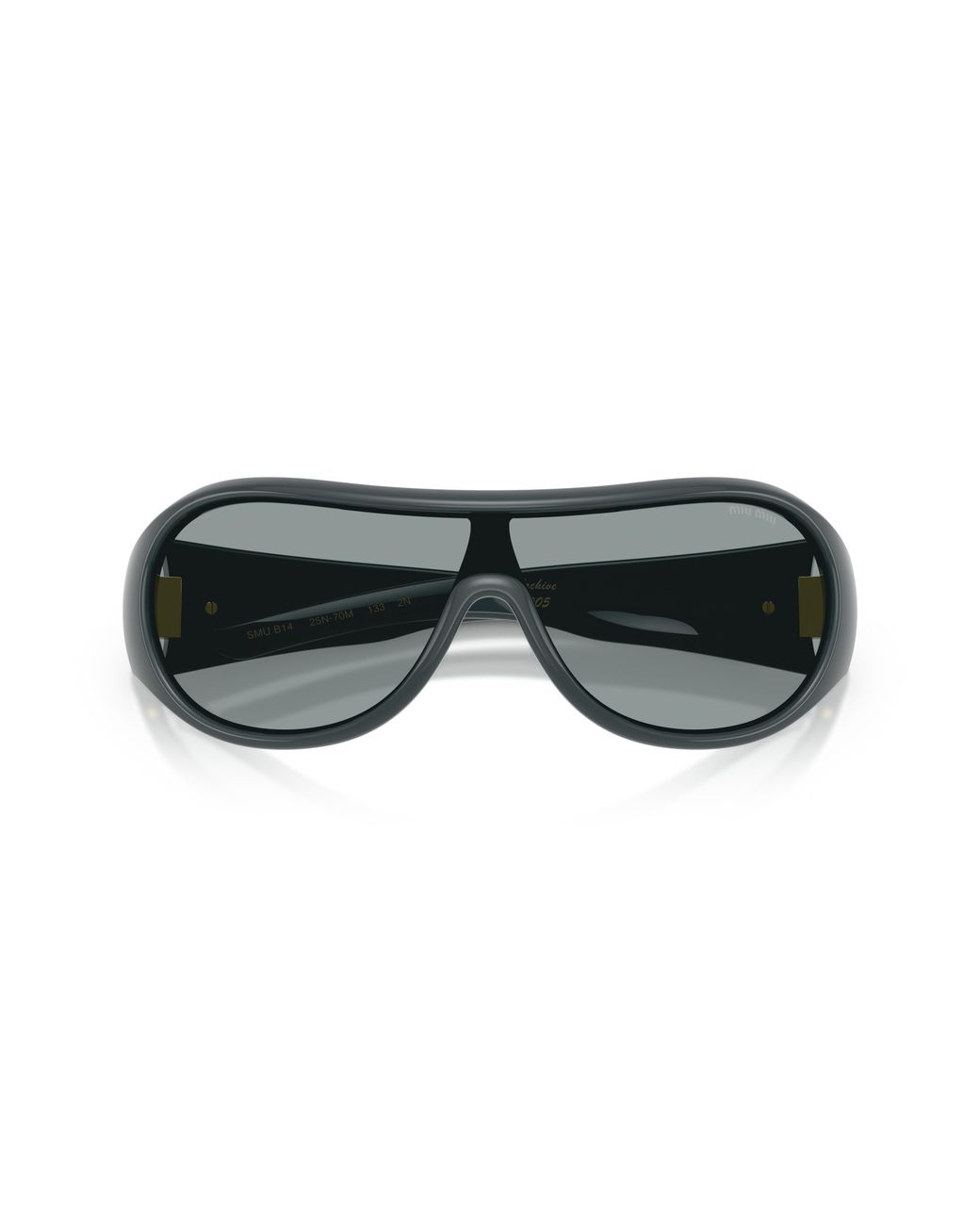 Miu Miu White Eyewear Ivresse Oversized Sunglasses