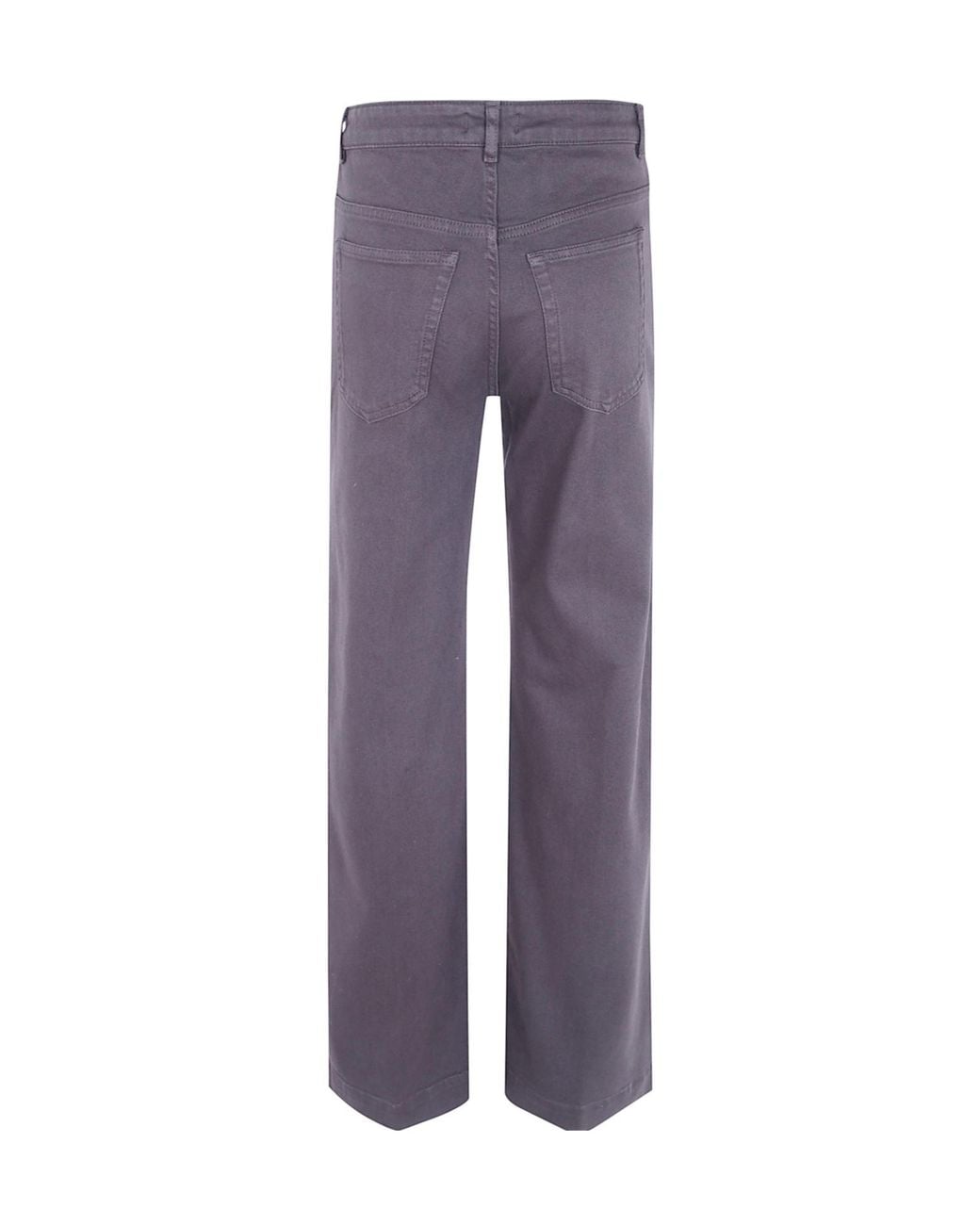 Seventy Gray Wide-Leg Jeans