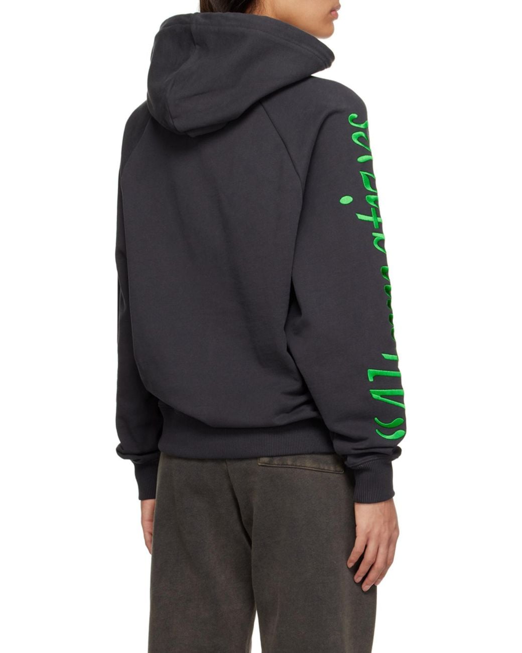 Etudes Studio Green Études Studio Racing Eco Drawstring Hoodie for men