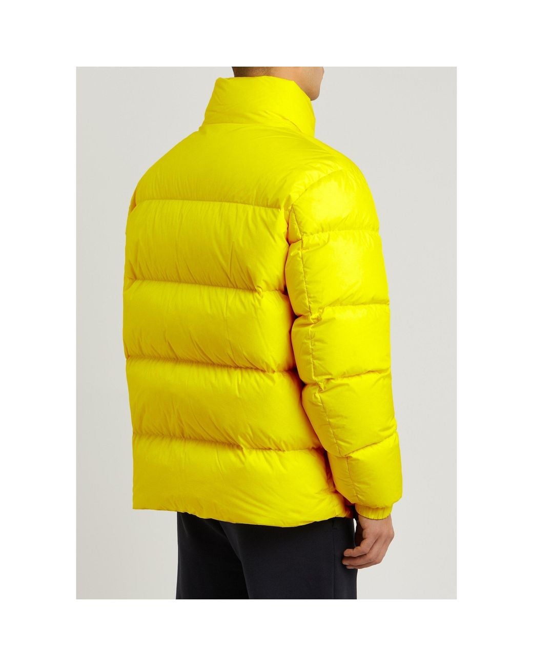 Moncler Yellow Waterproof Light Down Jacket for men