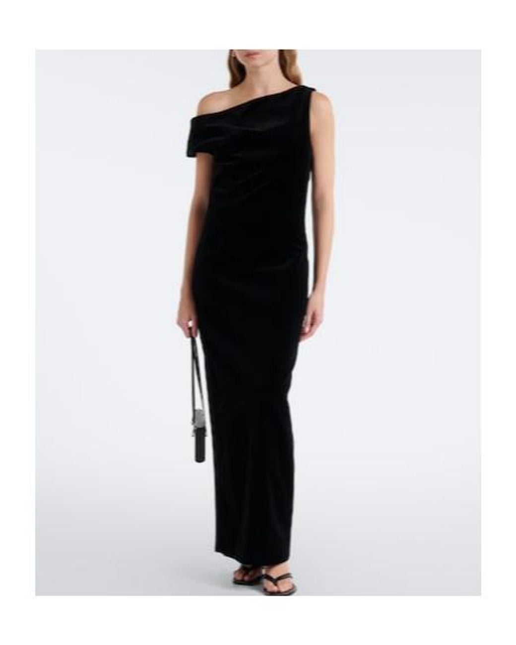 Rohe Black Long Velvet Gown