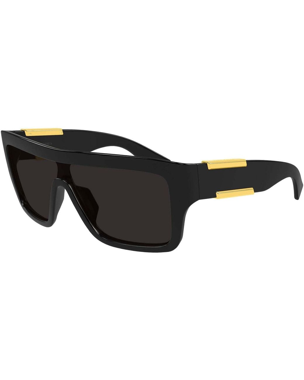 Bottega Veneta Black Eyewear Geometric Frame Sunglasses for men