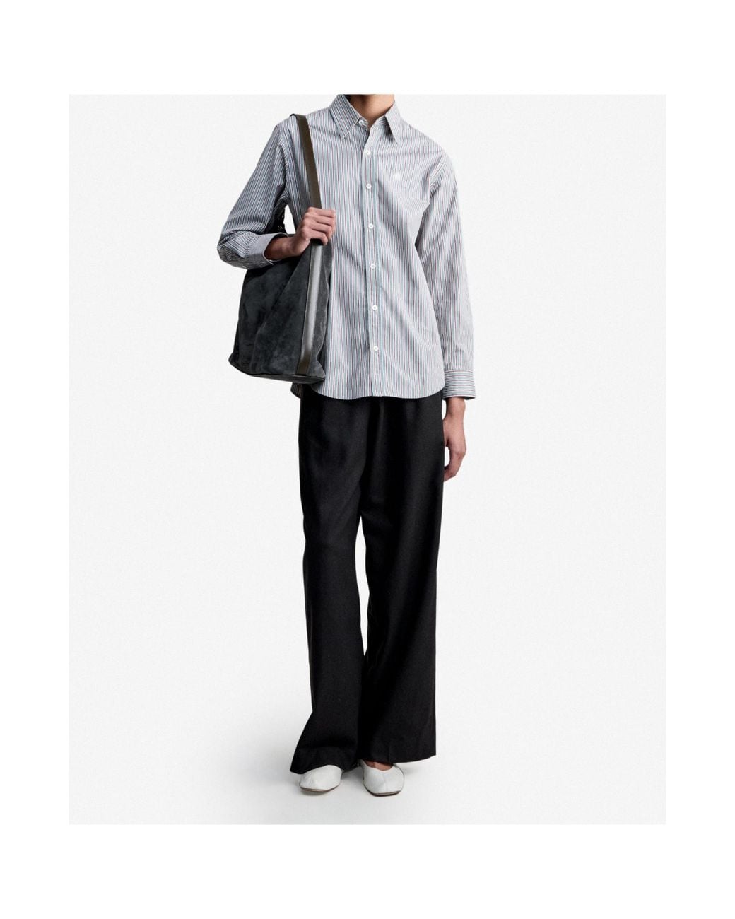 A.P.C. Blue Striped Shirt
