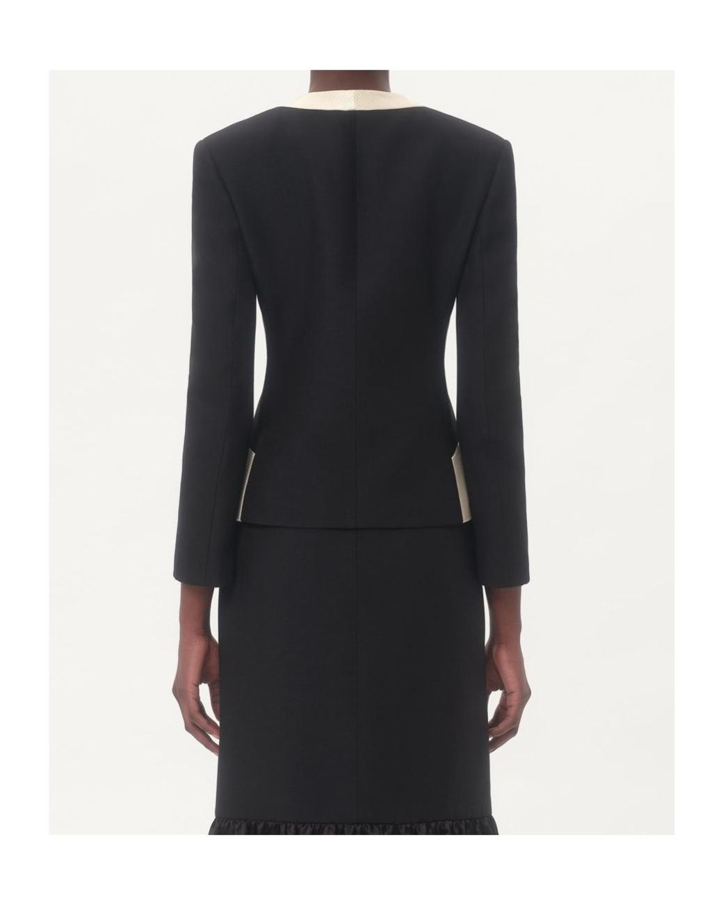 Valentino Black Bow Detailed Jacket