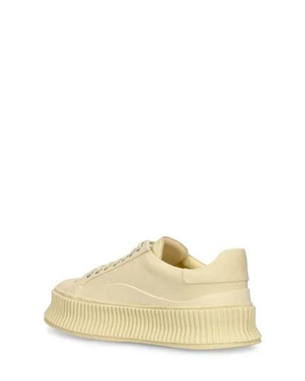 Jil Sander Natural Lace-Up Low-Cut Casual Shoes