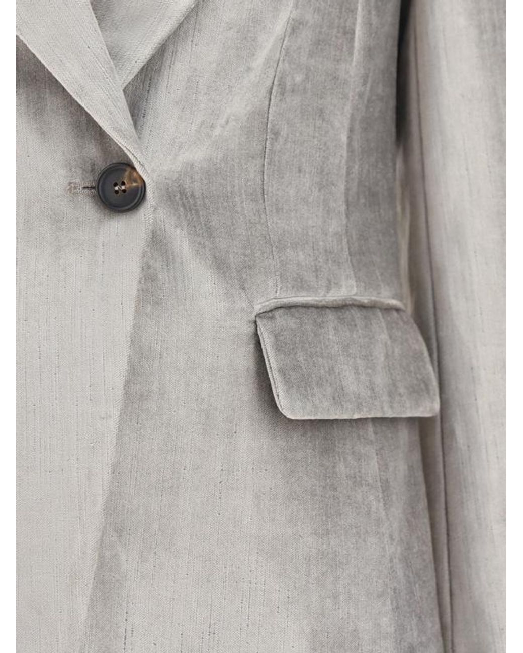 Brunello Cucinelli Multicolor Single-Breasted Long Sleeved Blazer