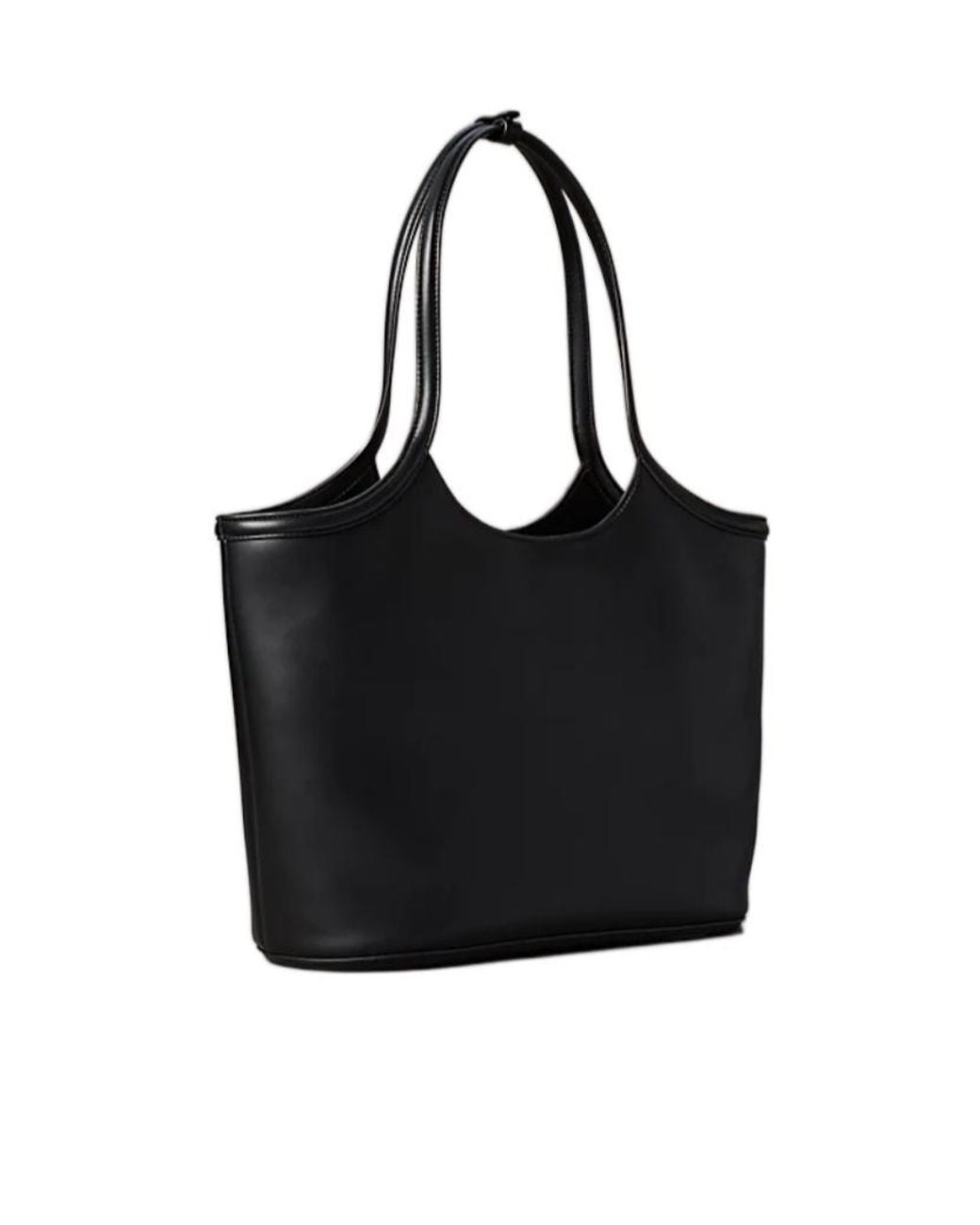 Calvin Klein Black Logo-Detail Shoulder Bag