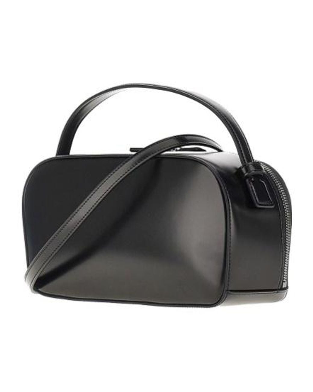 Emporio Armani Black Zippered Shoulder Bag