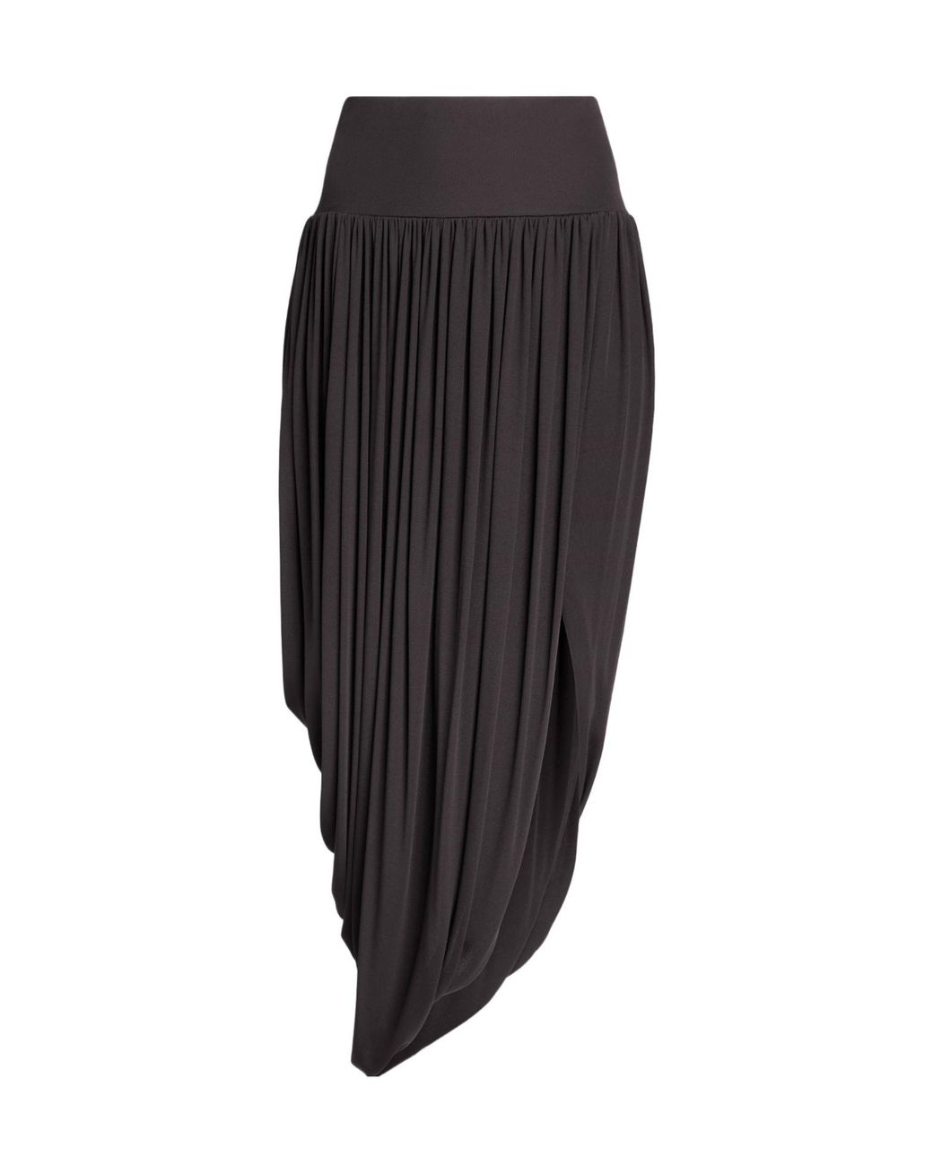 Alaïa Black Twisted Asymmetric Mini Skirt