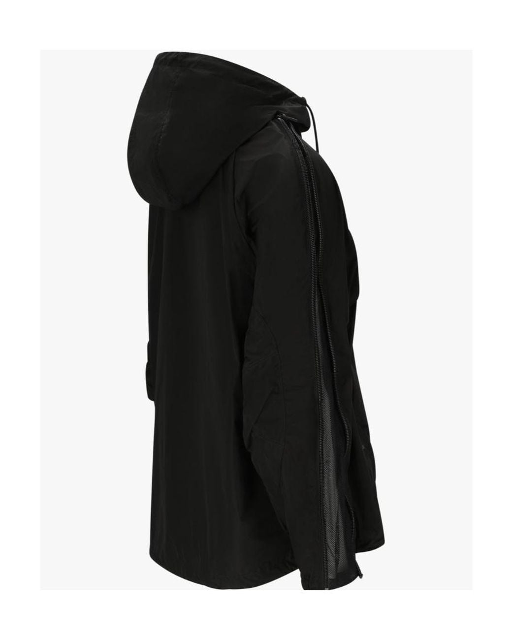 DSquared² Black Zipped-Sleeves Hooded Jacket for men