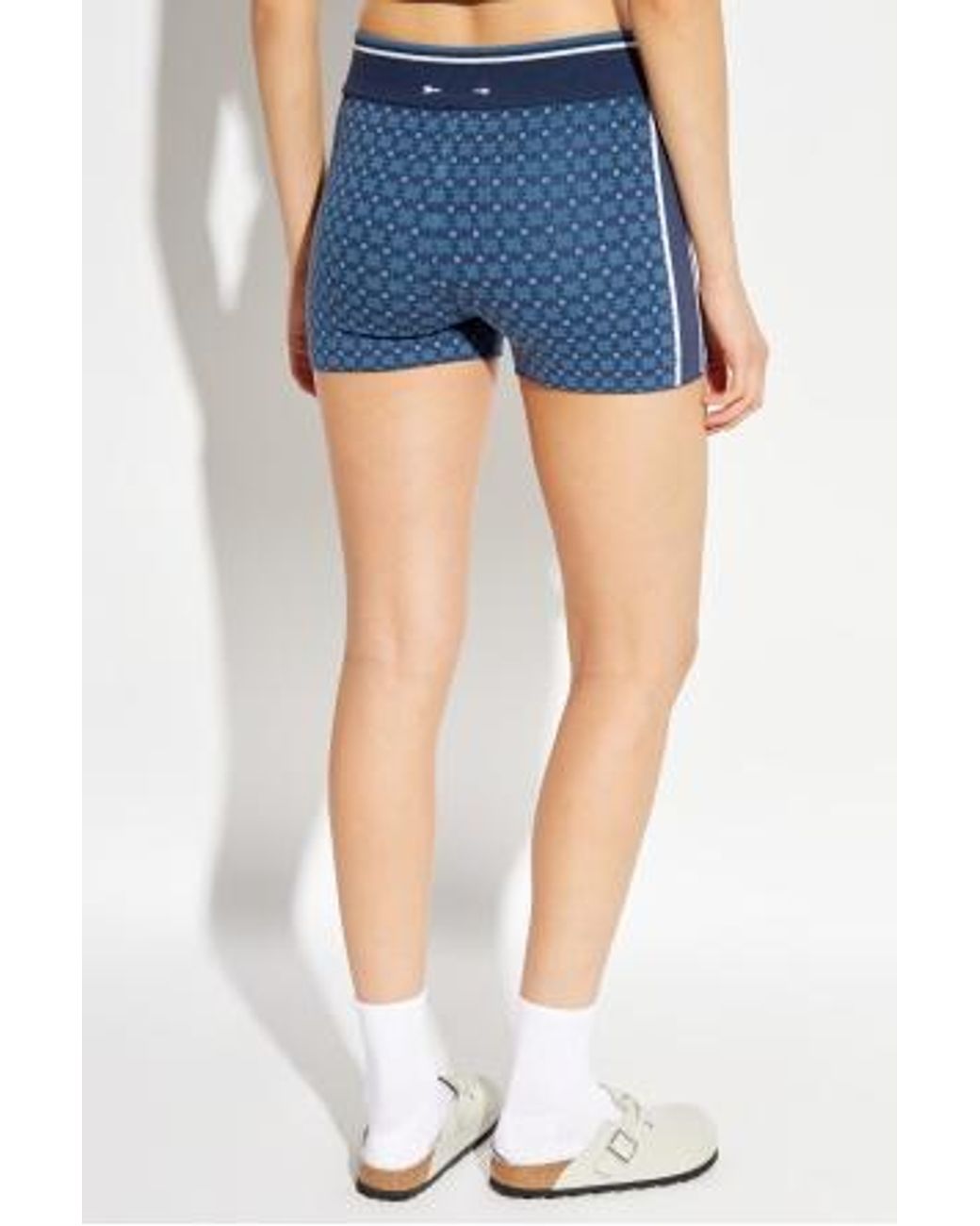 The Upside Blue Lumiere Patterned Shorts