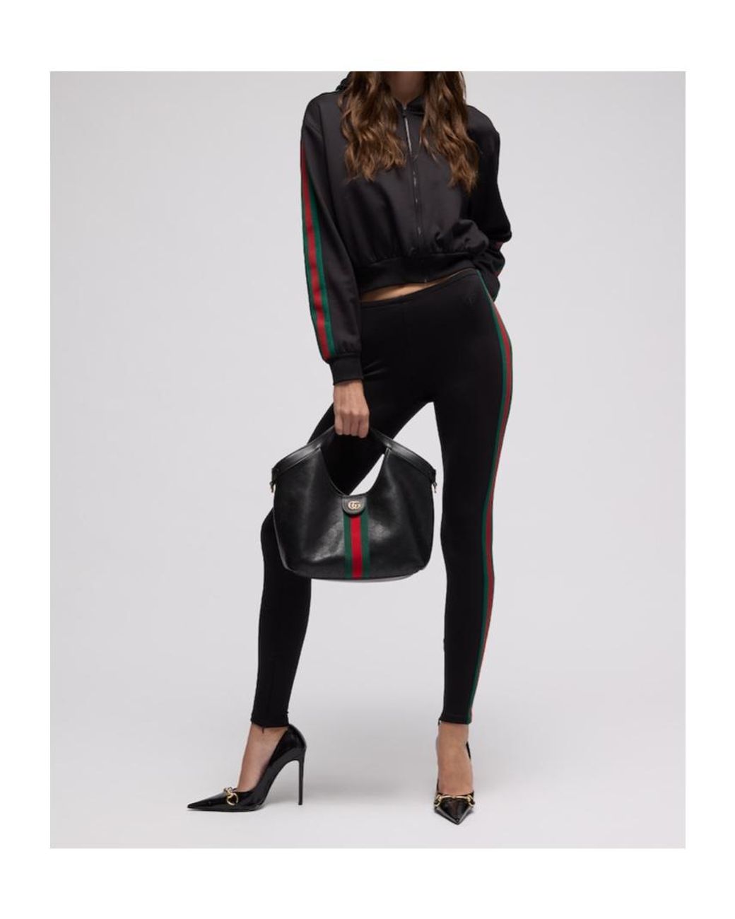 Gucci Black Giglio Small Tote Bag