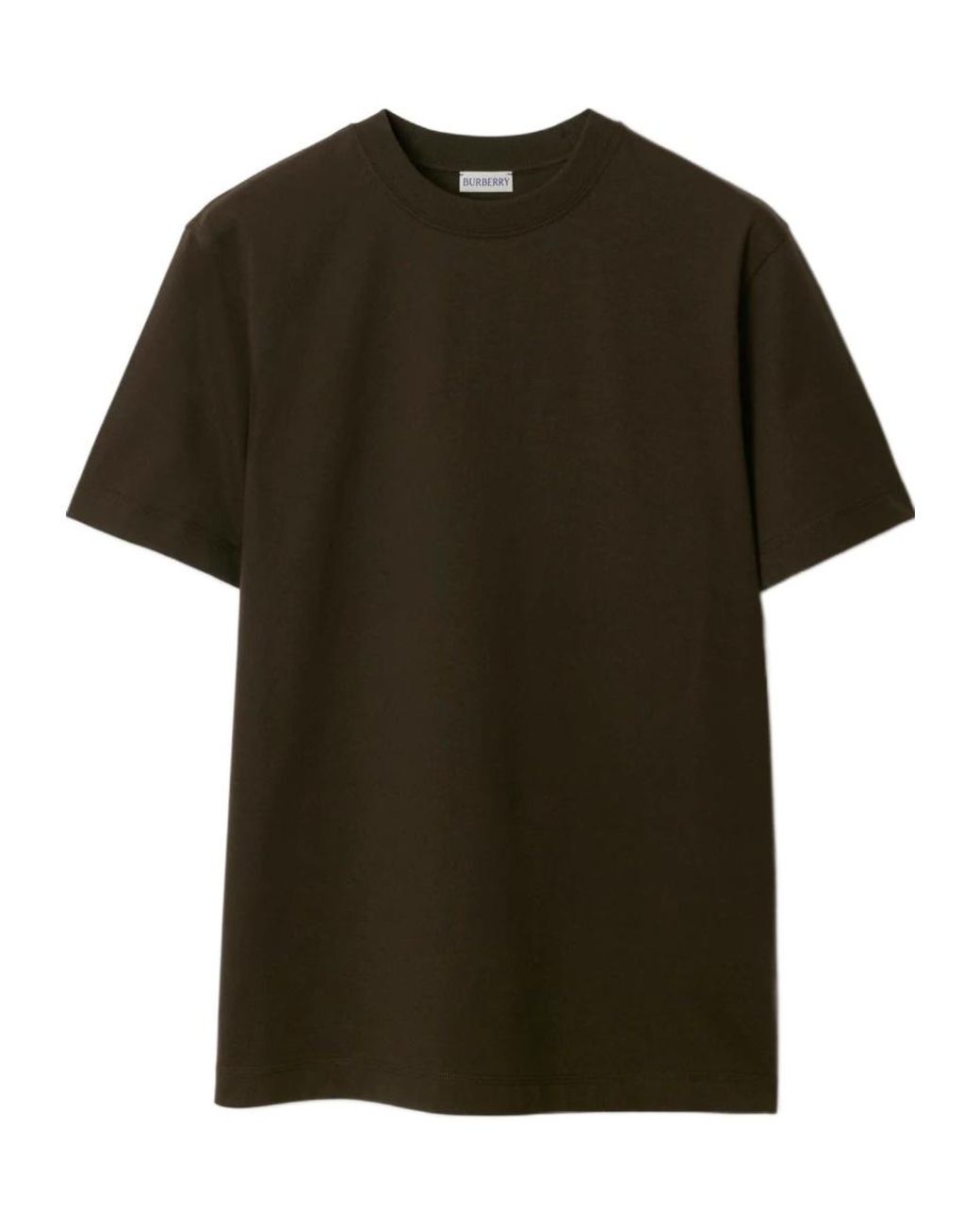 Burberry Green Fox-Print Cotton T-Shirt for men