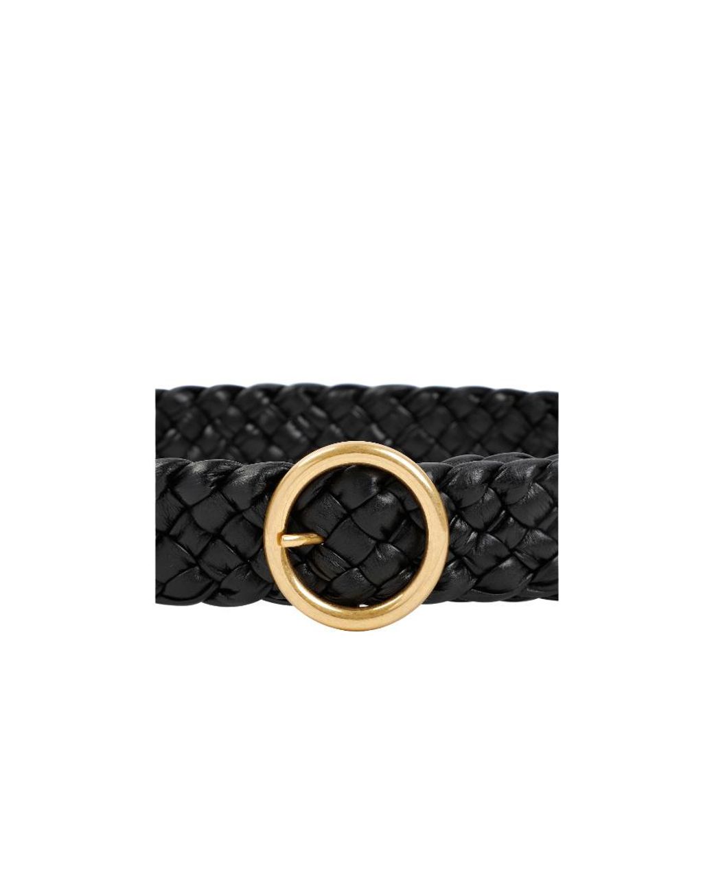 Bottega Veneta White Foulard Intreccio Belt