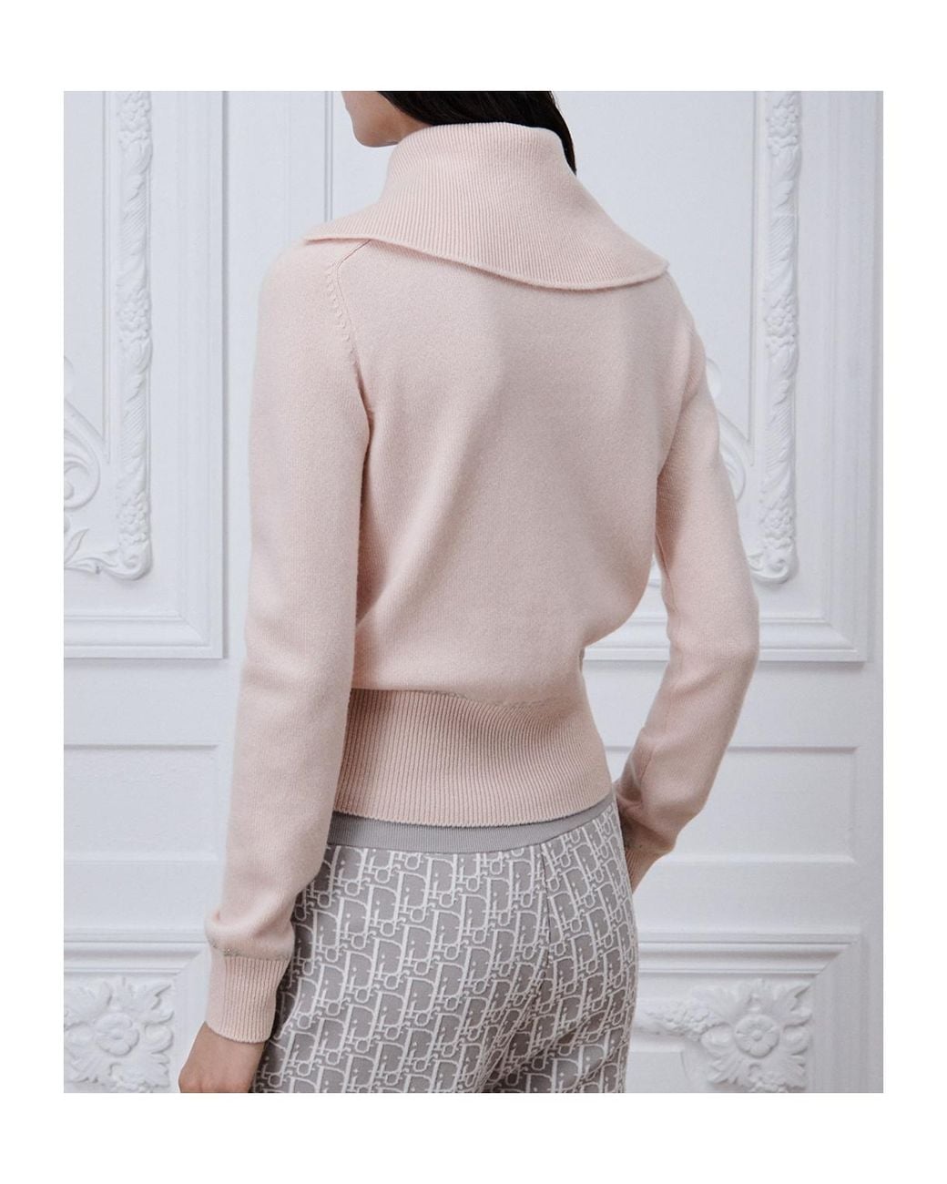 Dior Pink Alps Fitted Sweater