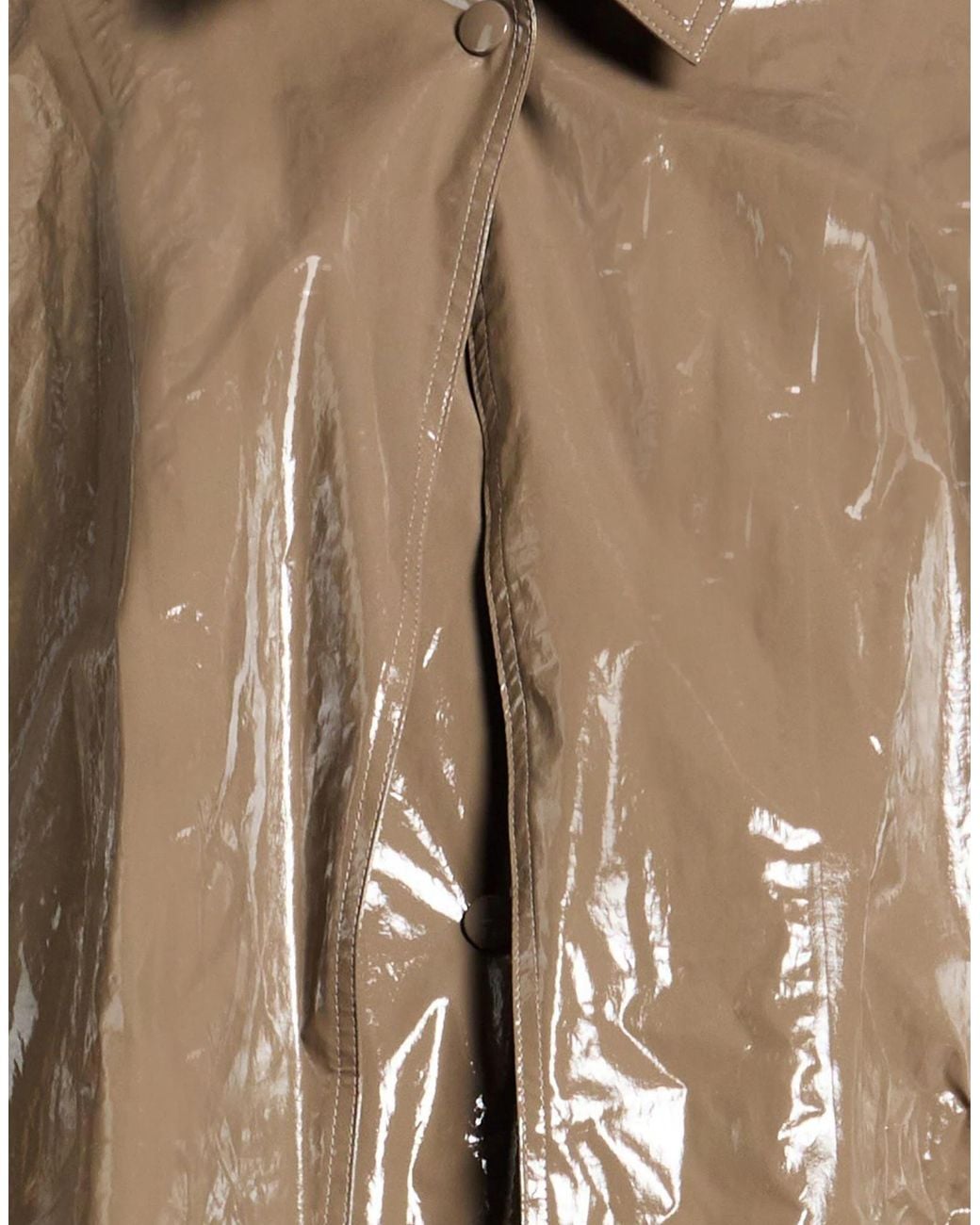 Chloé Brown Minimalist Short-Sleeve Jacket