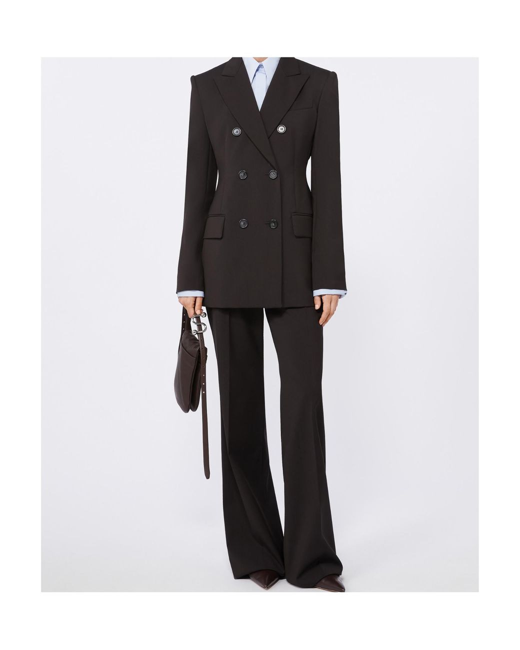Sportmax Black Hanger Flared Pants