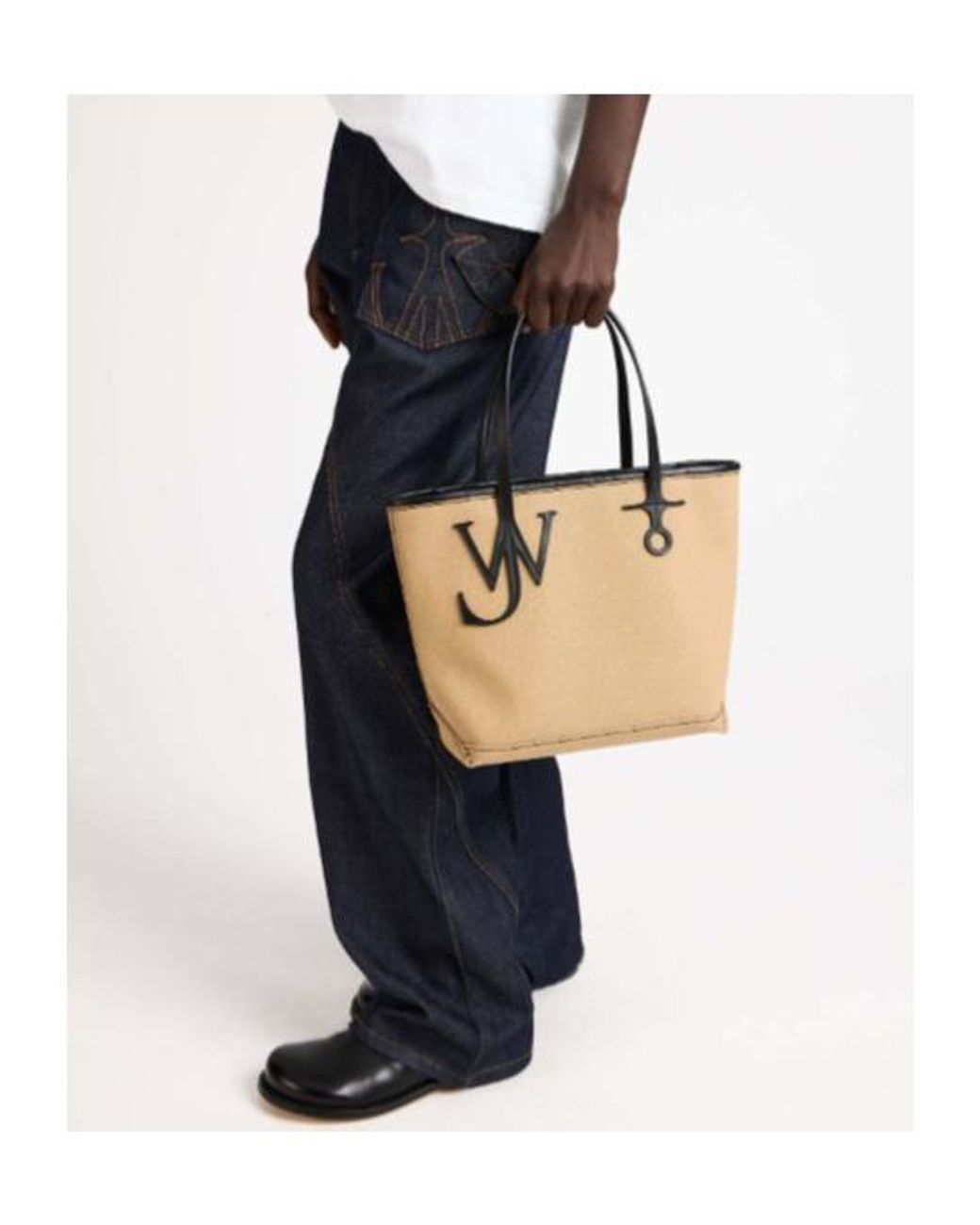 J.W. Anderson Natural Jw Anderson Anchor Small Tote Bag