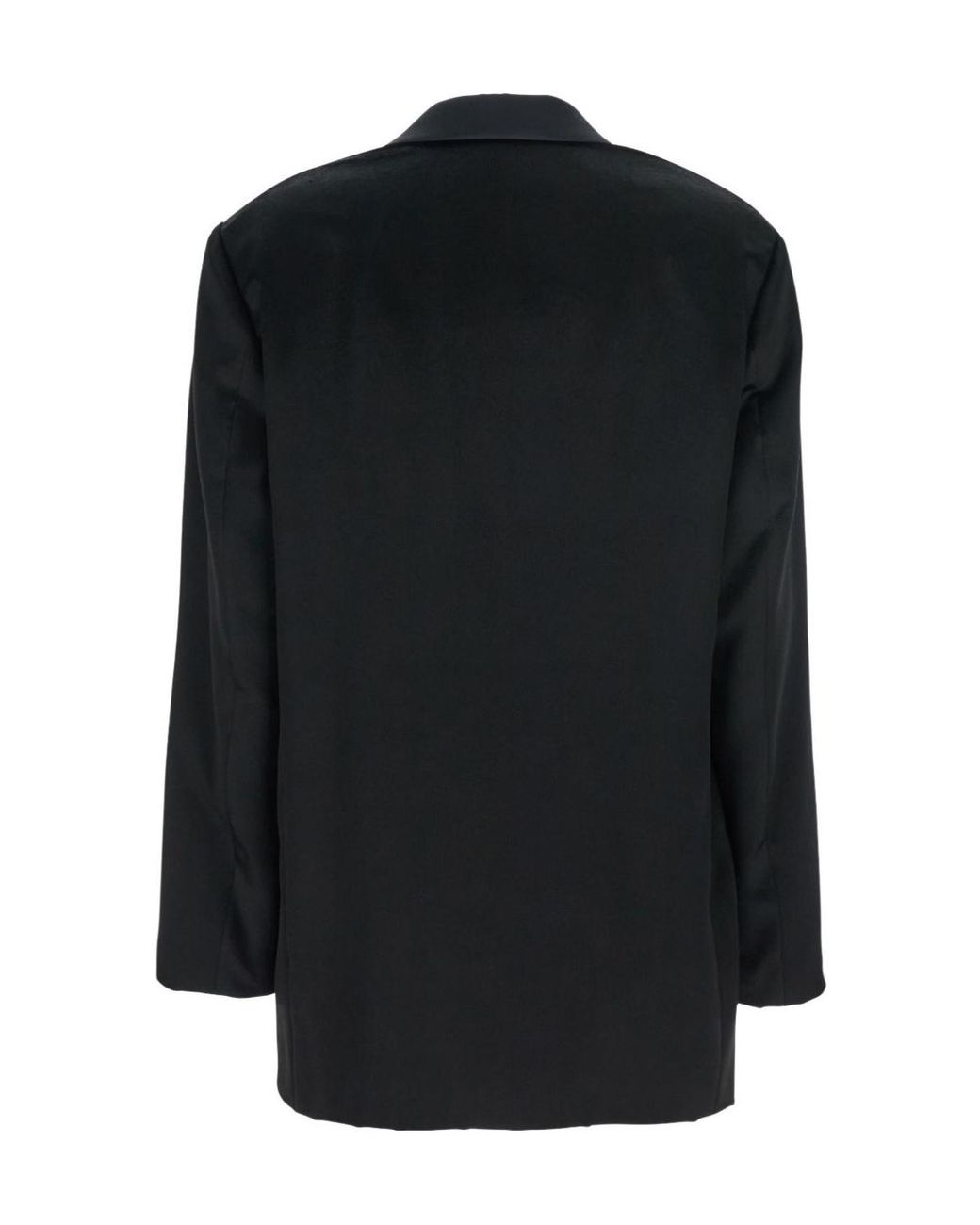 Alberta Ferretti Black Double-Breasted Tailored Blazer