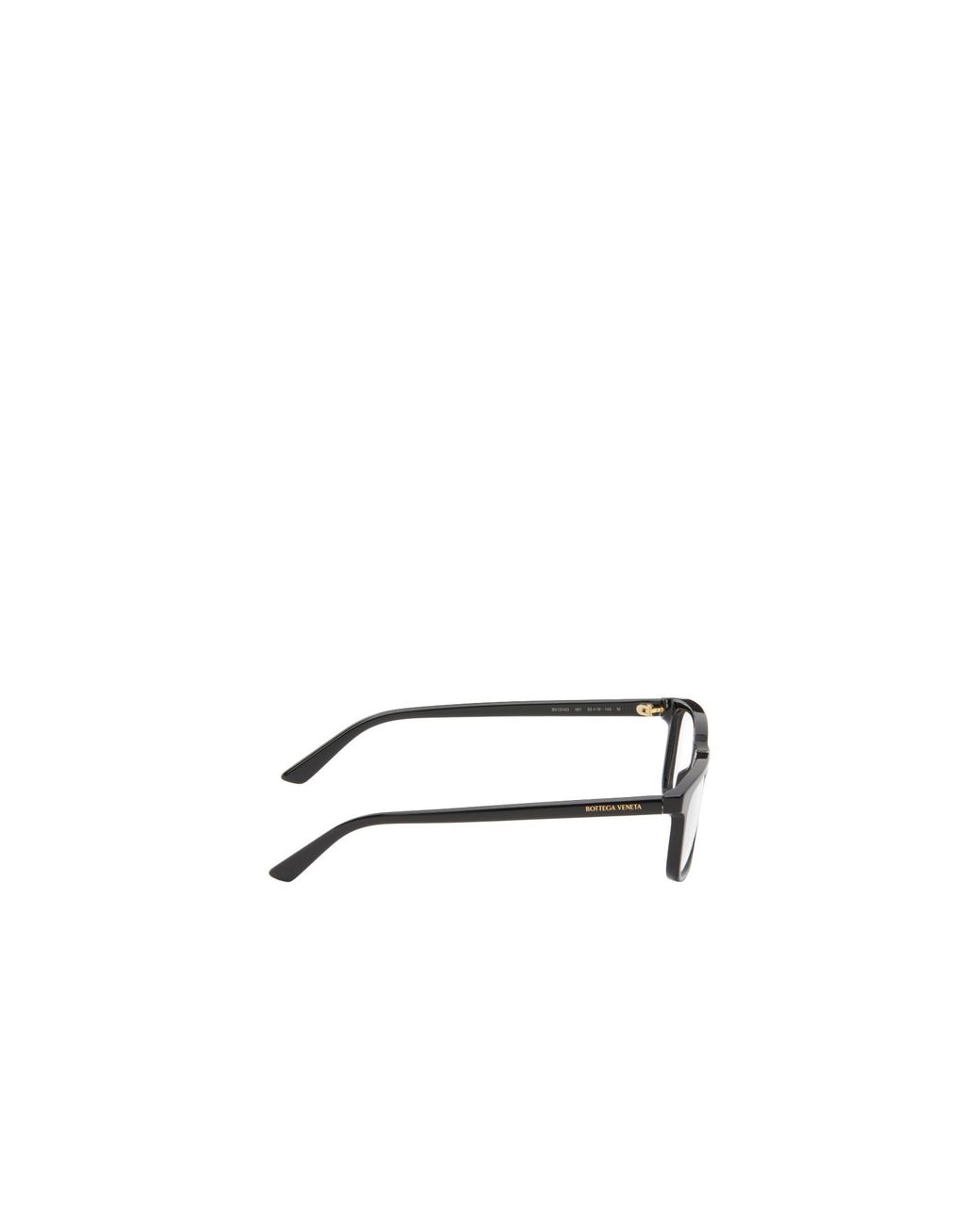 Bottega Veneta White Eyewear Rectangular Frame Glasses for men