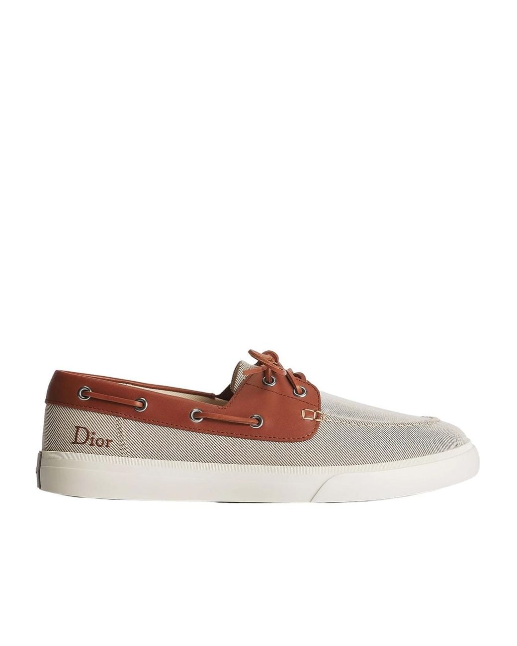 Dior Brown Lace-Up Loafers for men