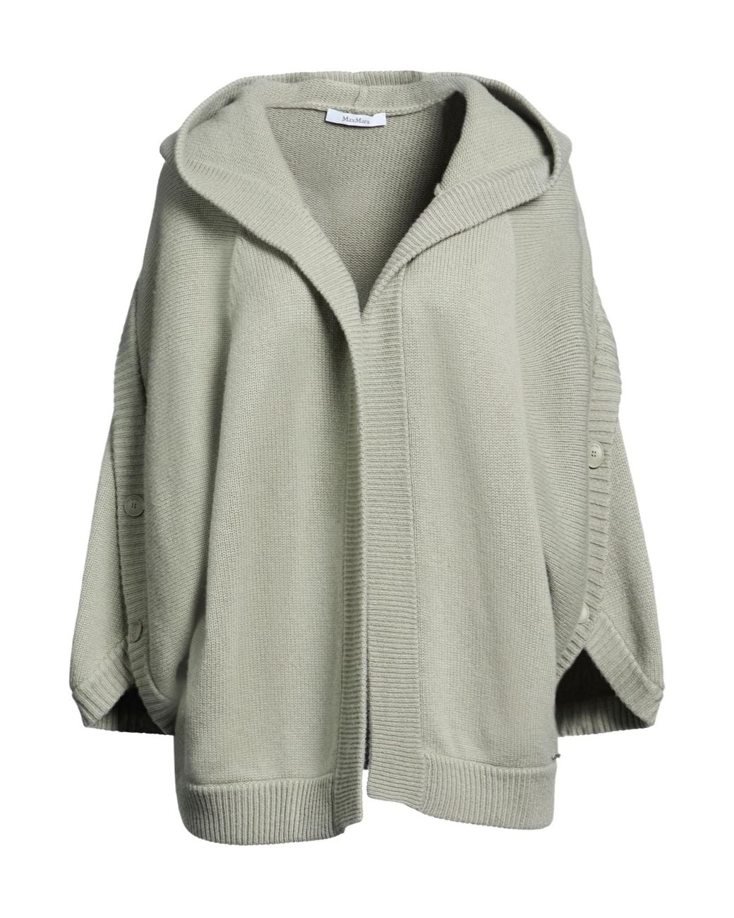 Max Mara Gray Minimalist Knit Top