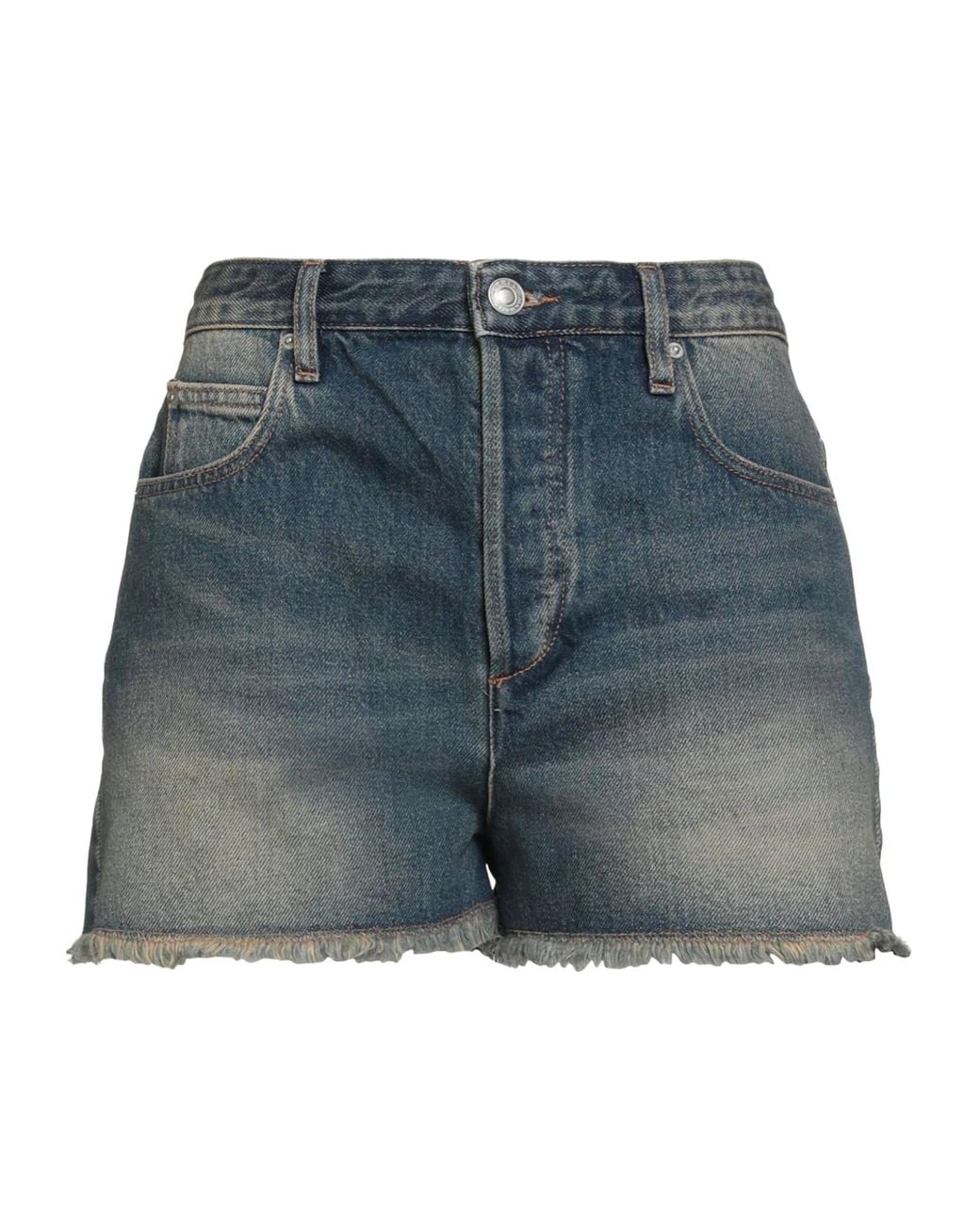 Isabel Marant Blue Dark Denim Shorts